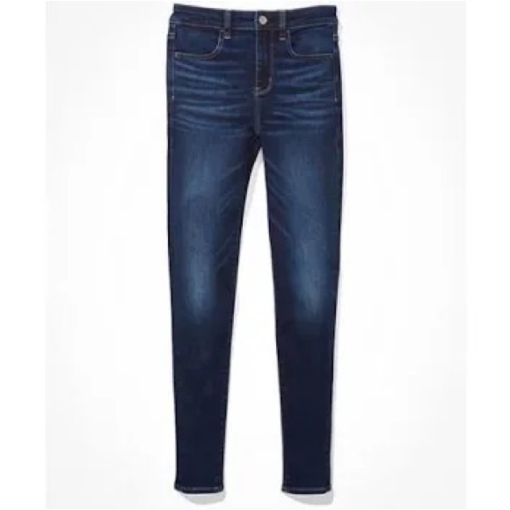 American Eagle Dark Wash Stretch Skinny Jeans SIZE 6